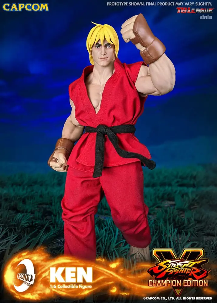 Street Fighter 1/6 Ken Masters akciófigura 30 cm termékfotó