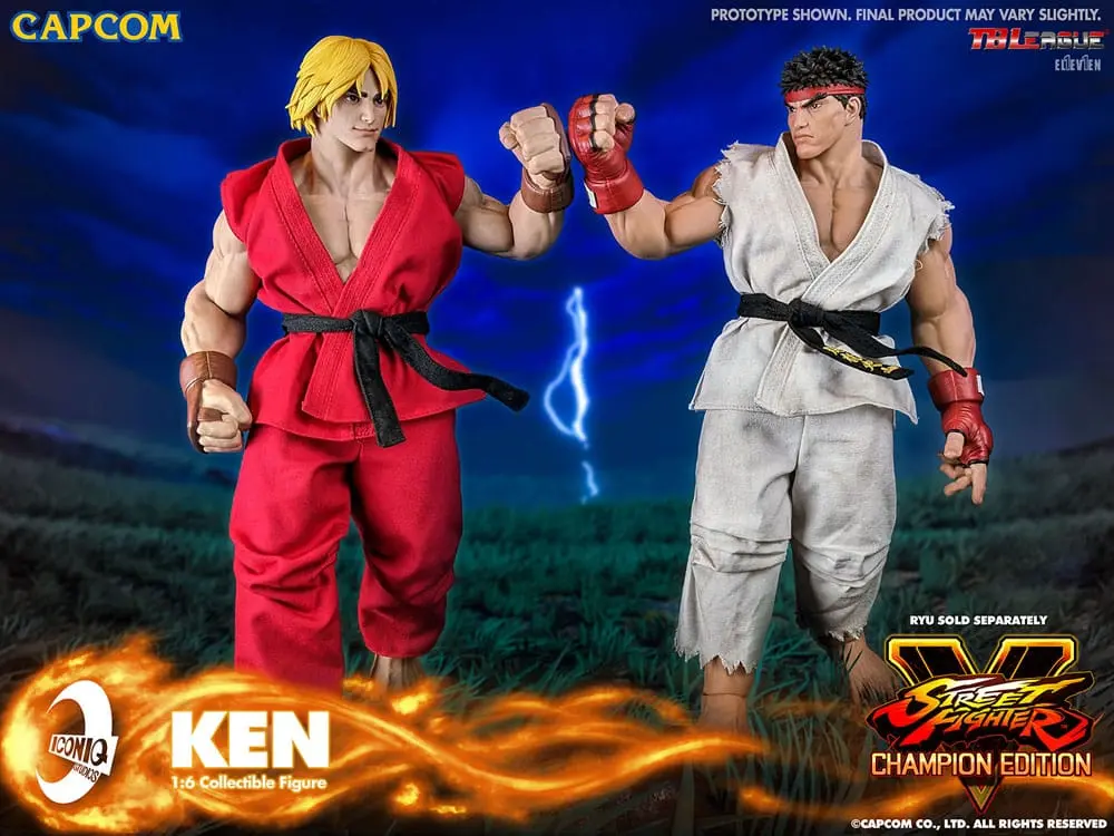 Street Fighter 1/6 Ken Masters akciófigura 30 cm termékfotó