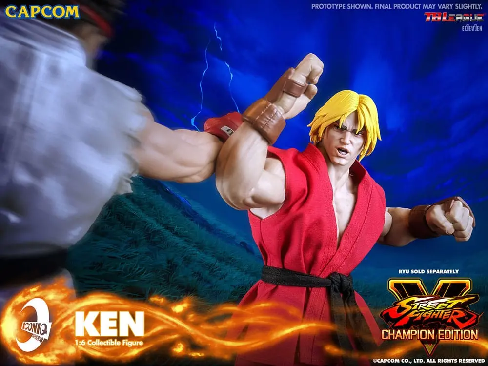 Street Fighter 1/6 Ken Masters akciófigura 30 cm termékfotó