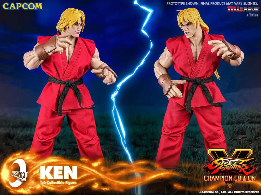 Street Fighter 1/6 Ken Masters akciófigura 30 cm termékfotó