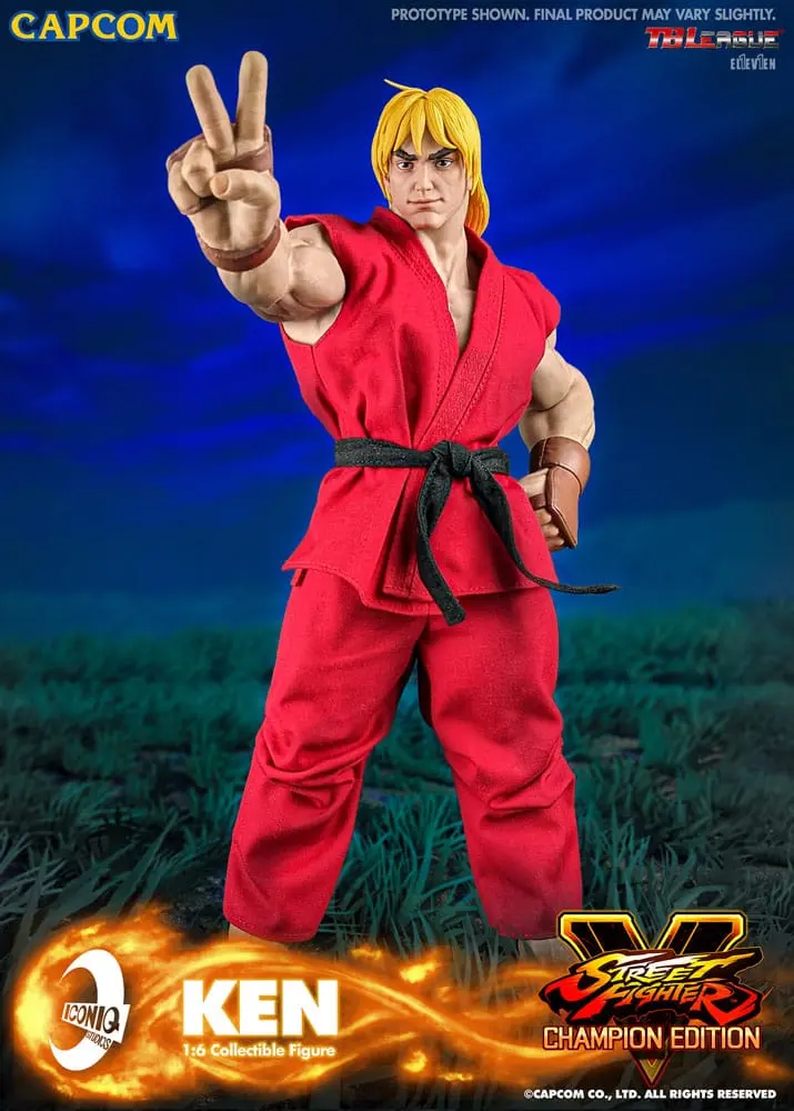 Street Fighter 1/6 Ken Masters akciófigura 30 cm termékfotó