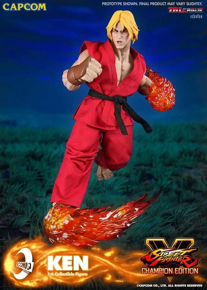 Street Fighter 1/6 Ken Masters akciófigura 30 cm termékfotó