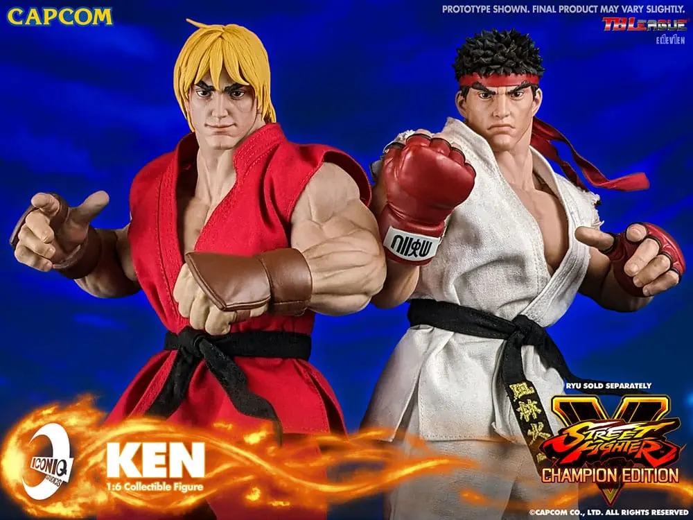 Street Fighter 1/6 Ken Masters akciófigura 30 cm termékfotó