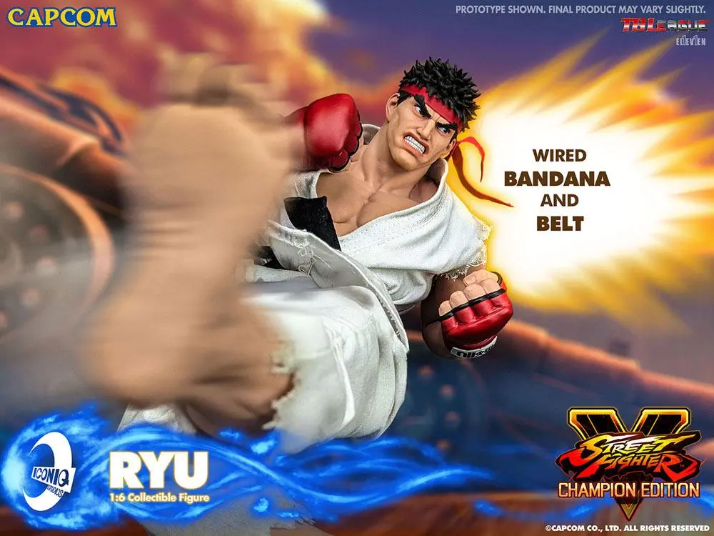Street Fighter 1/6 Ryu akciófigura 30 cm termékfotó