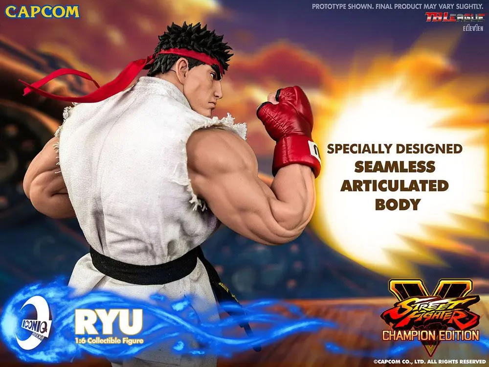 Street Fighter 1/6 Ryu akciófigura 30 cm termékfotó