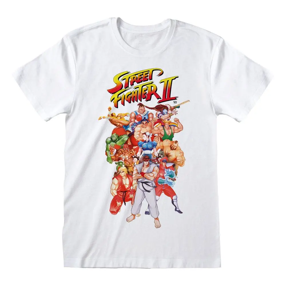 Street Fighter 2 Group Shot White póló termékfotó