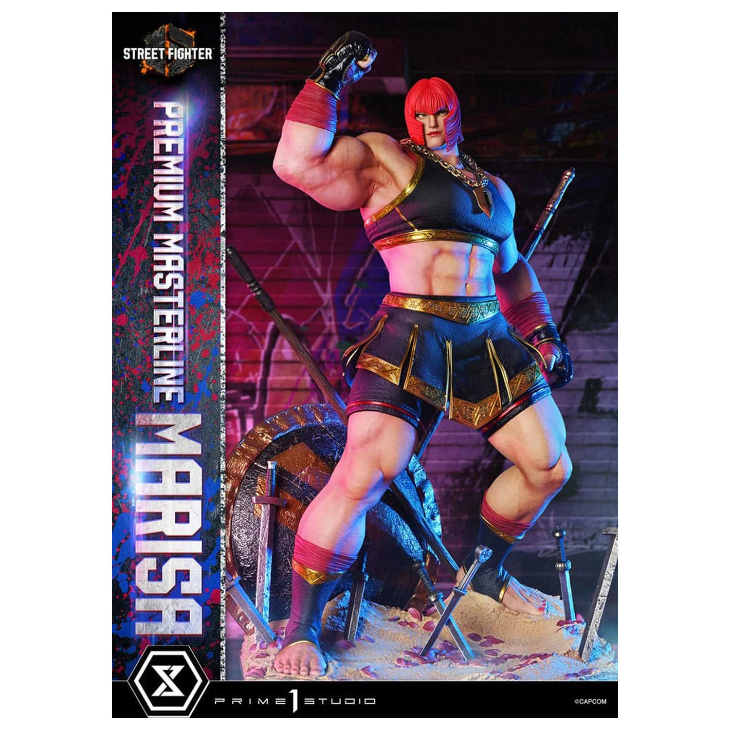 Street Fighter 6 Masterline Series szobor figura 1/4 Marisa 70 cm      termékfotó