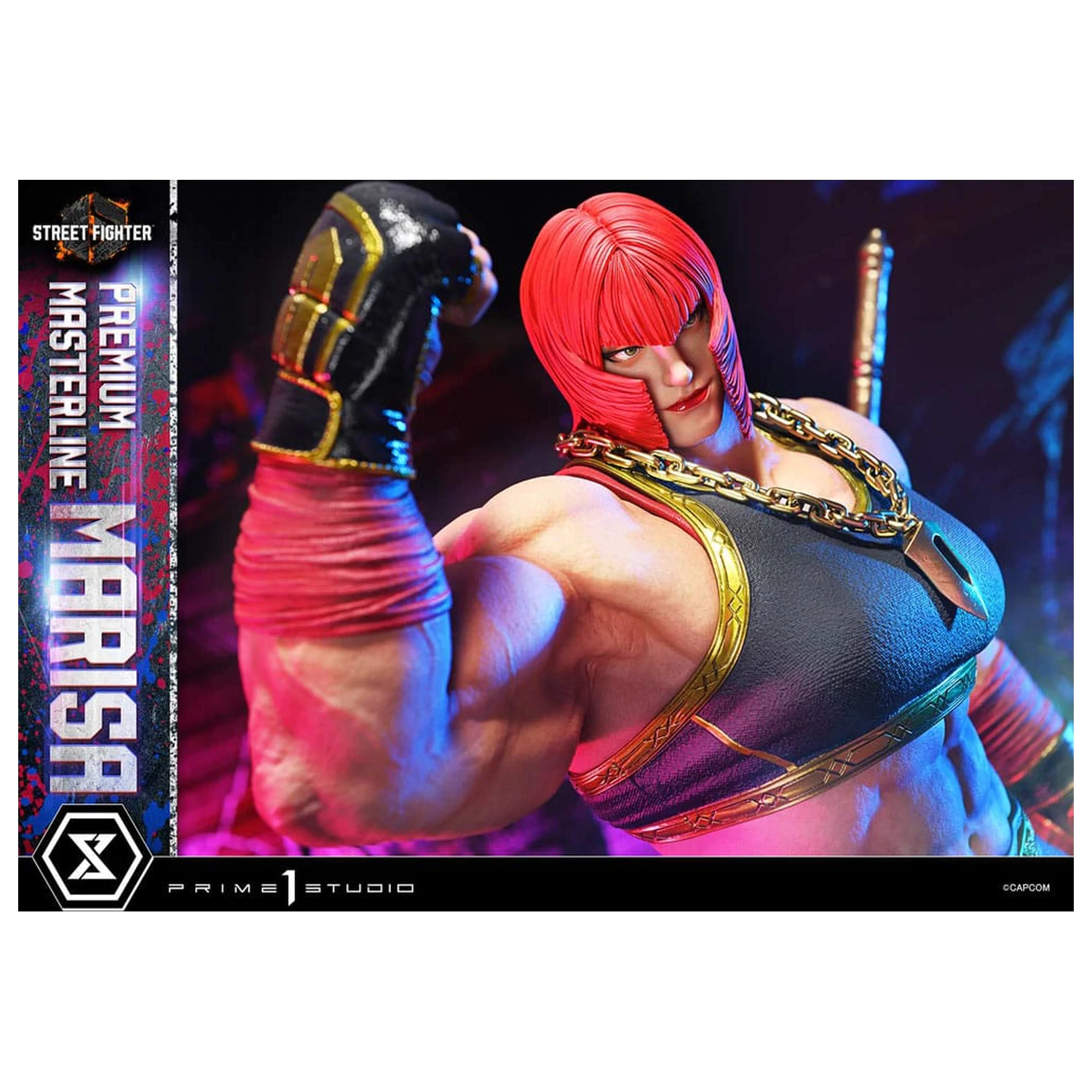 Street Fighter 6 Masterline Series szobor figura 1/4 Marisa 70 cm      termékfotó