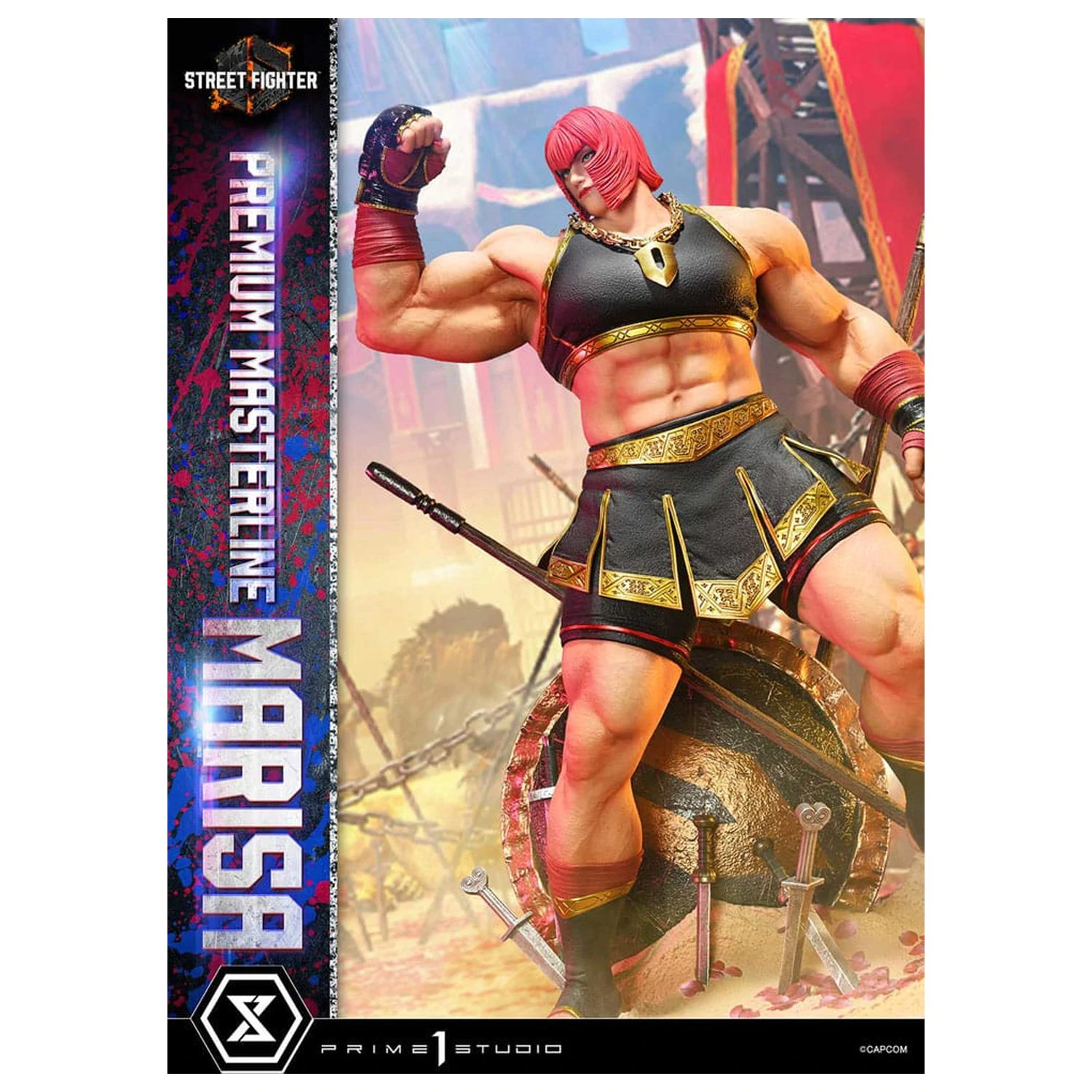 Street Fighter 6 Masterline Series szobor figura 1/4 Marisa 70 cm      termékfotó