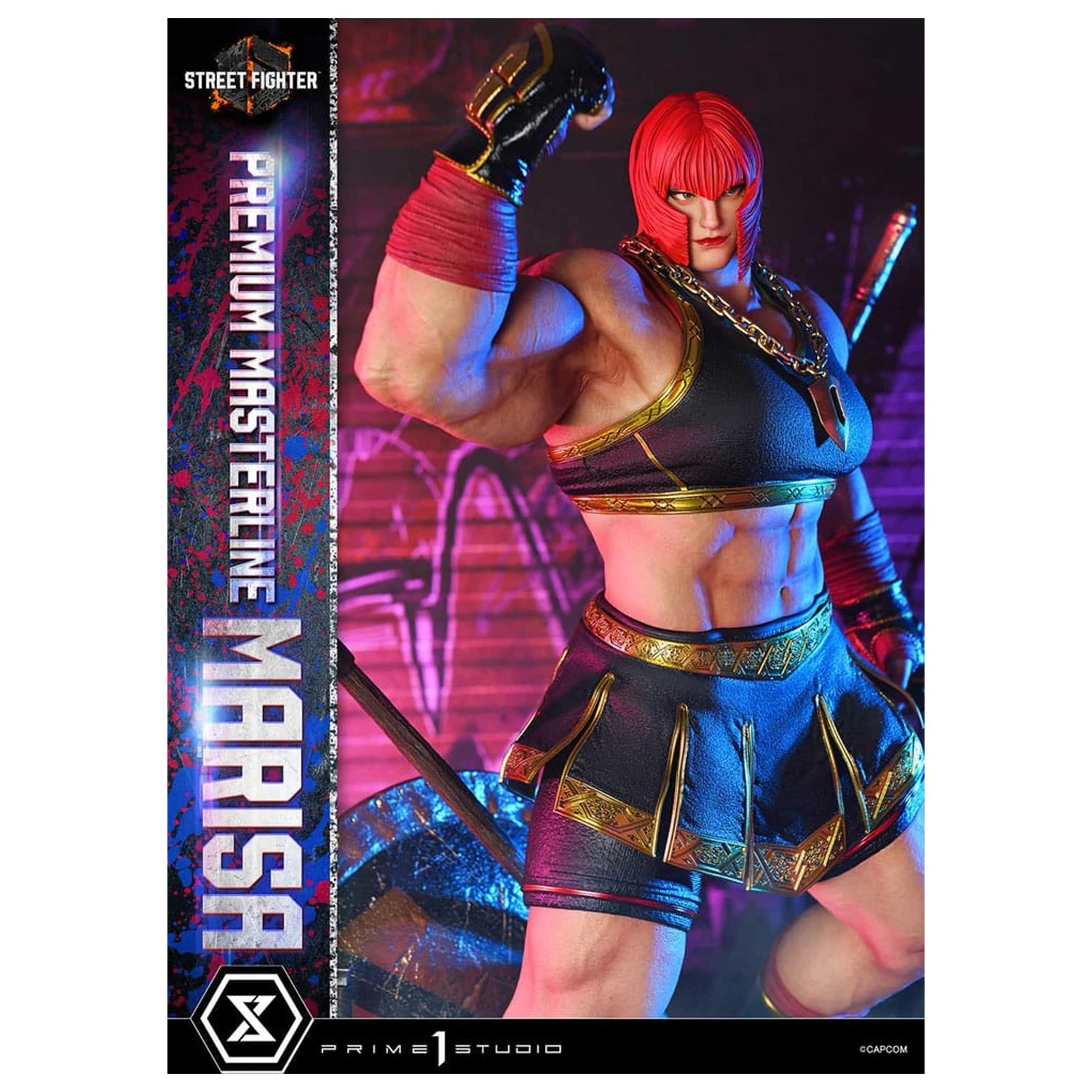 Street Fighter 6 Masterline Series szobor figura 1/4 Marisa 70 cm      termékfotó
