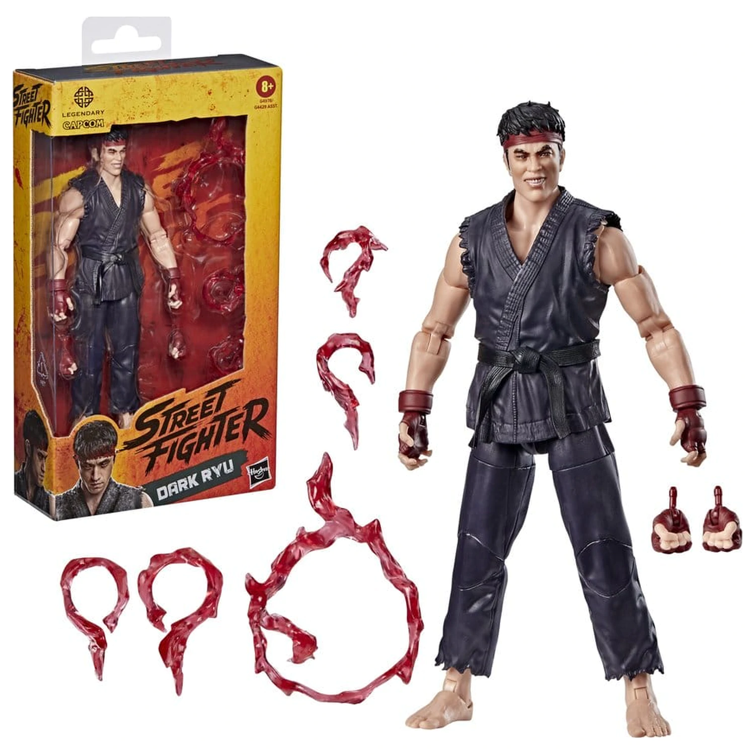 Street Fighter akciófigura Dark Ryu 15 cm termékfotó
