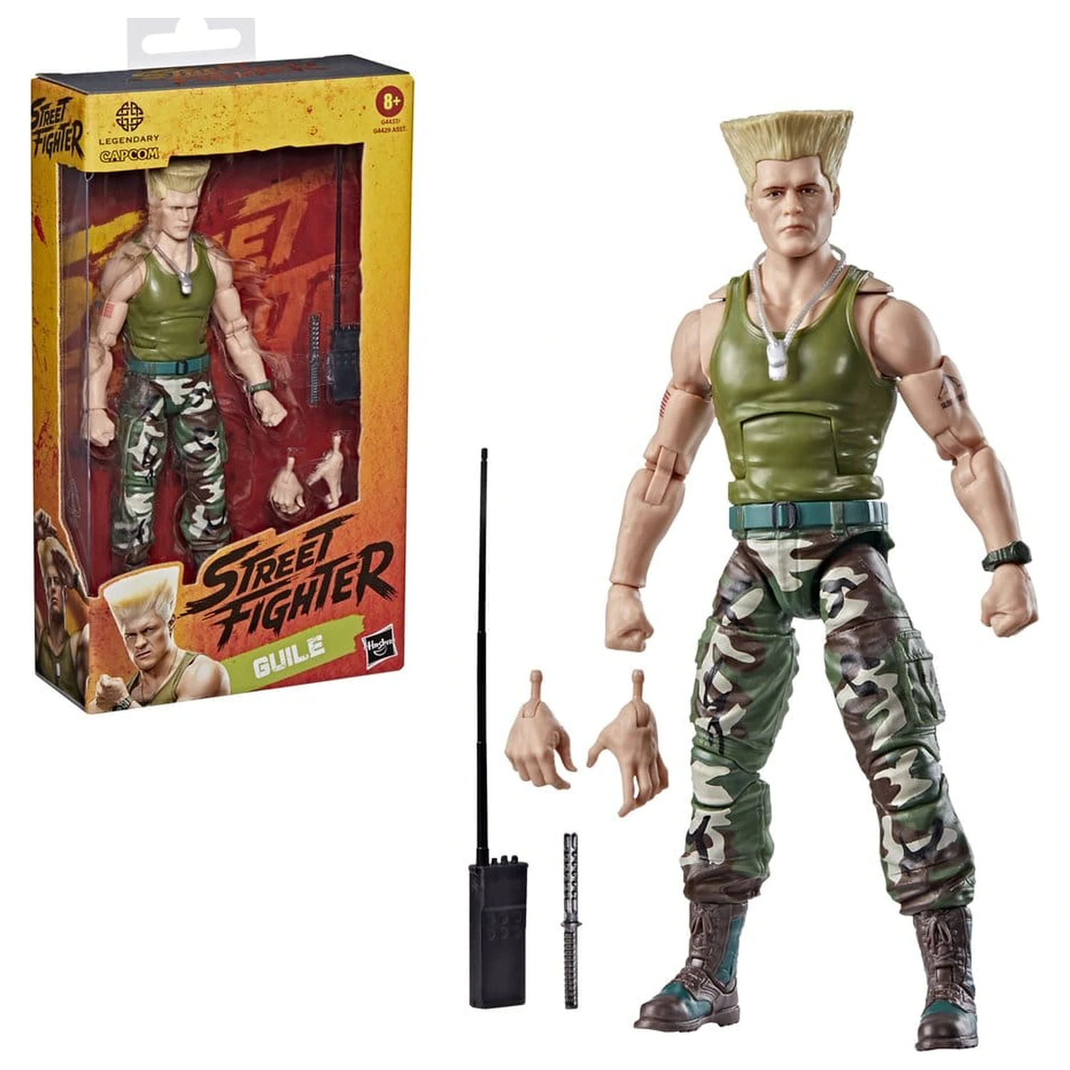 Street Fighter akciófigura Guile 15 cm termékfotó