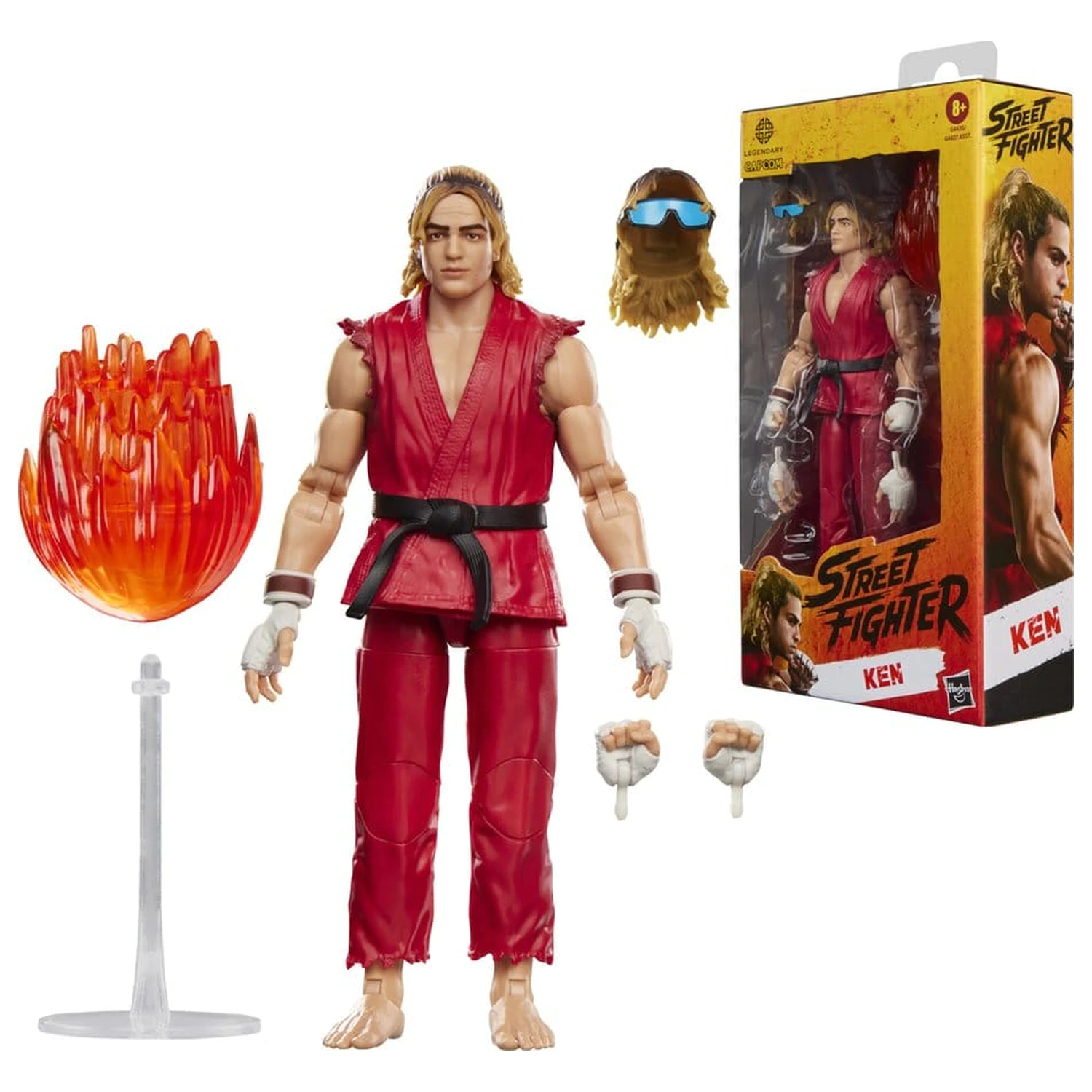 Street Fighter akciófigura Ken 15 cm termékfotó