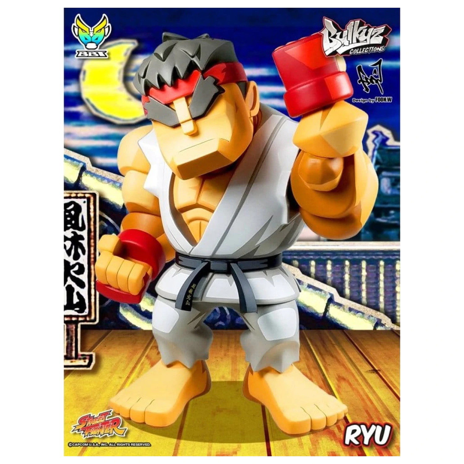 Street Fighter Bulkyz Vinyl figura Ryu 30 cm termékfotó