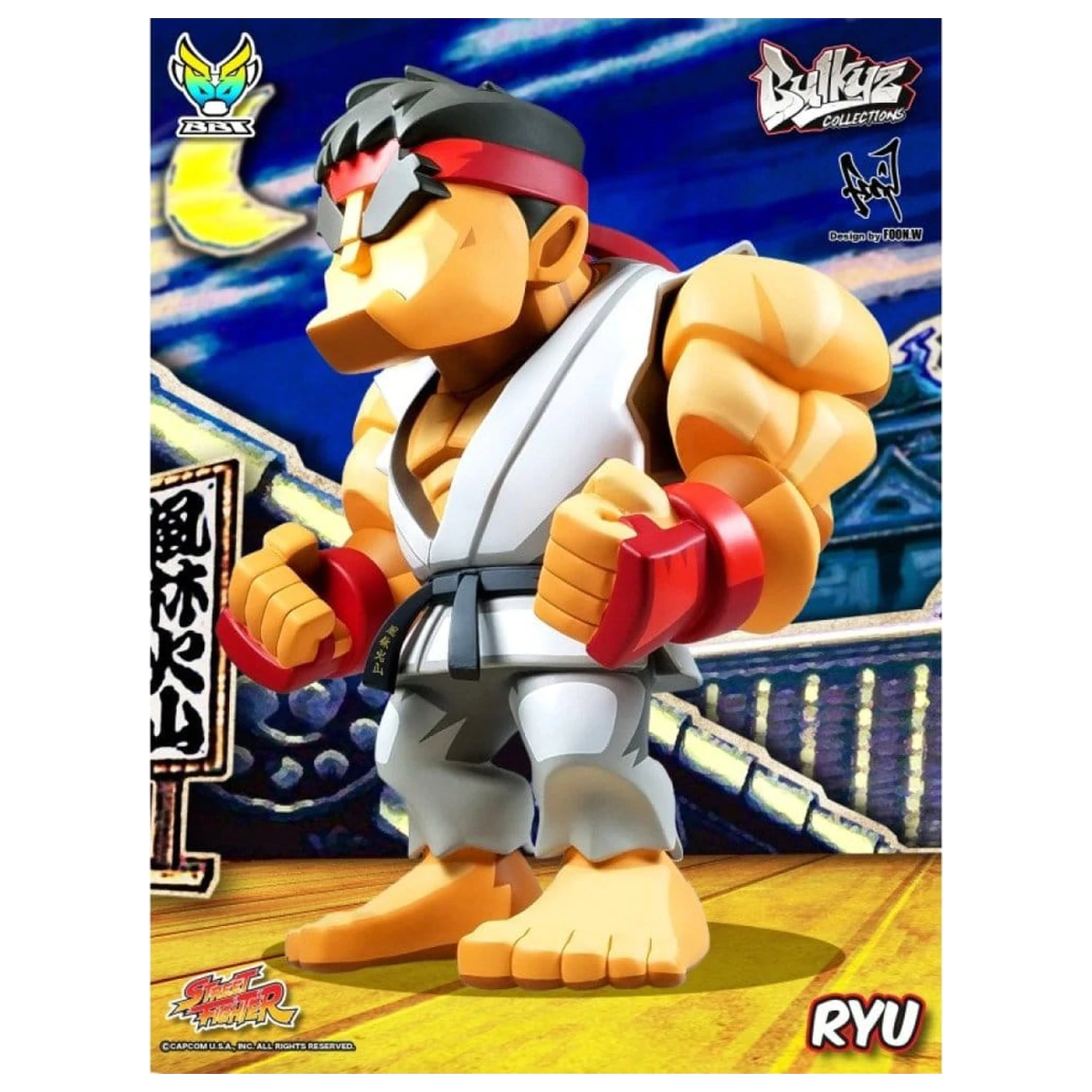Street Fighter Bulkyz Vinyl figura Ryu 30 cm termékfotó