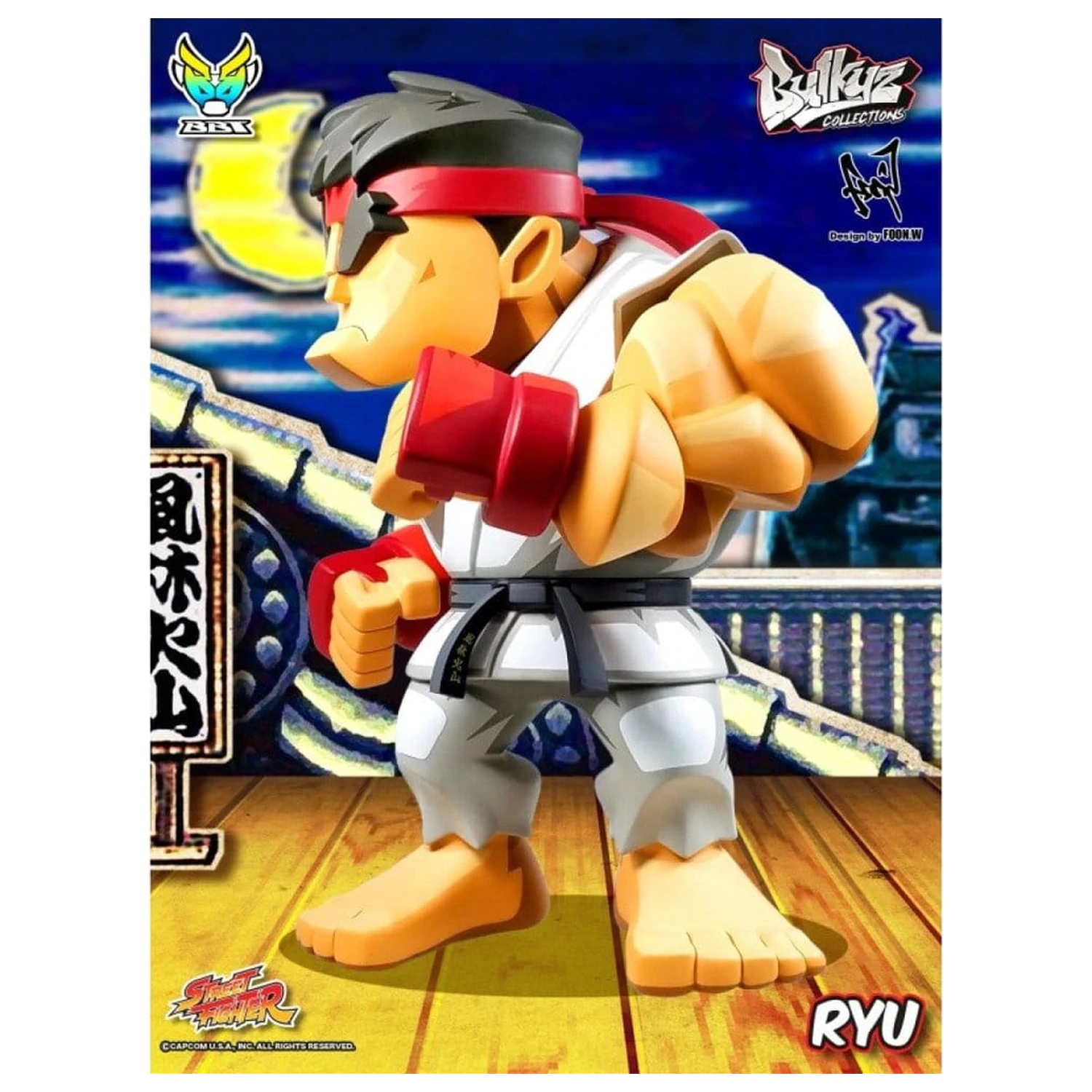 Street Fighter Bulkyz Vinyl figura Ryu 30 cm termékfotó