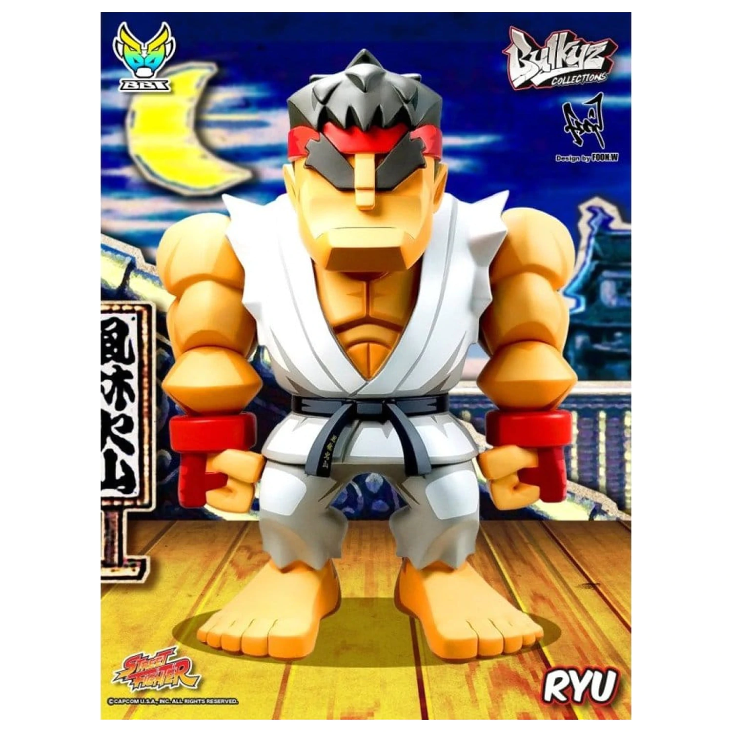 Street Fighter Bulkyz Vinyl figura Ryu 30 cm termékfotó
