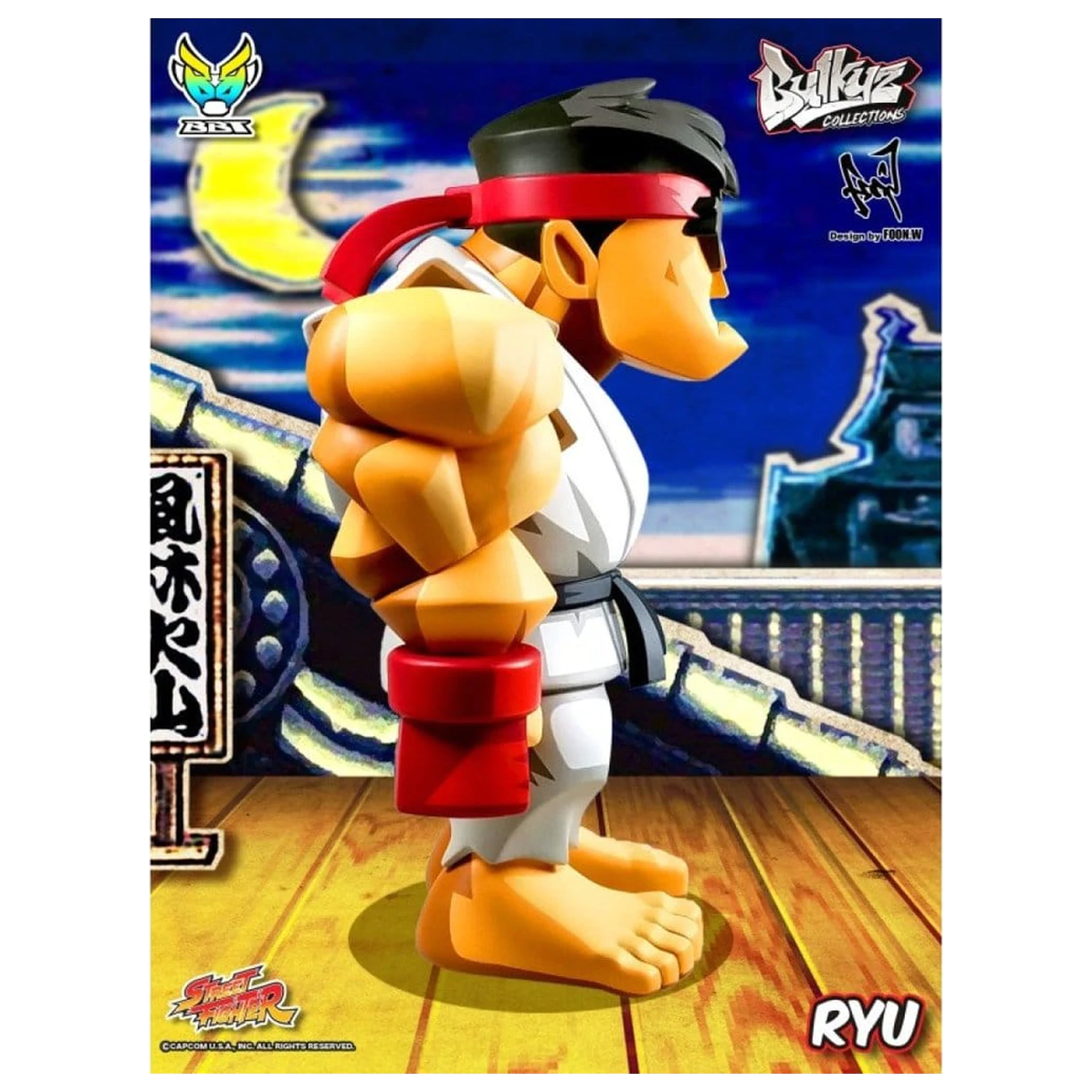 Street Fighter Bulkyz Vinyl figura Ryu 30 cm termékfotó
