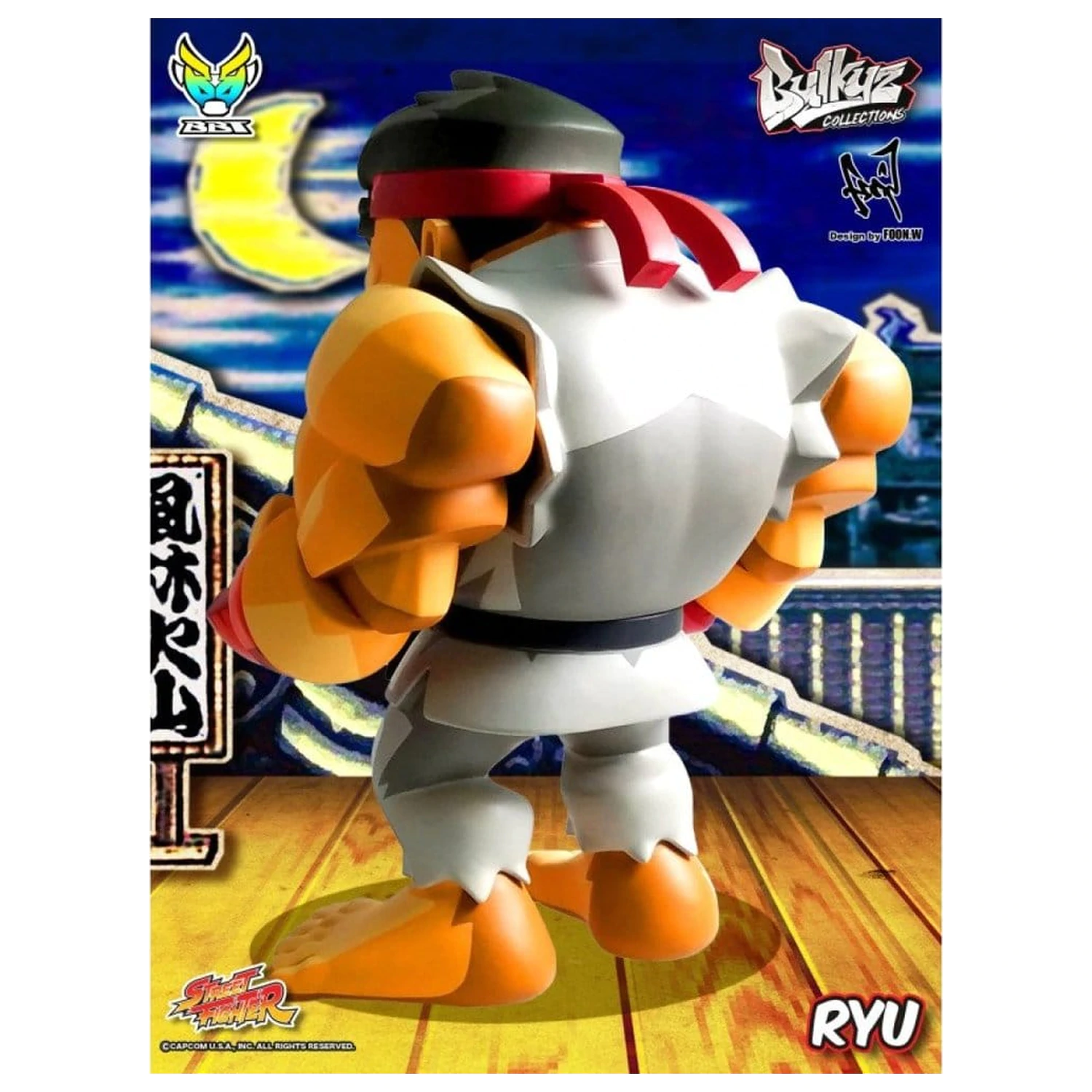 Street Fighter Bulkyz Vinyl figura Ryu 30 cm termékfotó