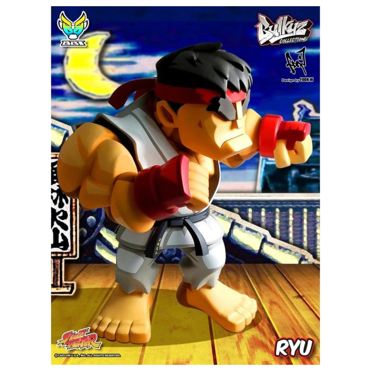 Street Fighter Bulkyz Vinyl figura Ryu 30 cm termékfotó
