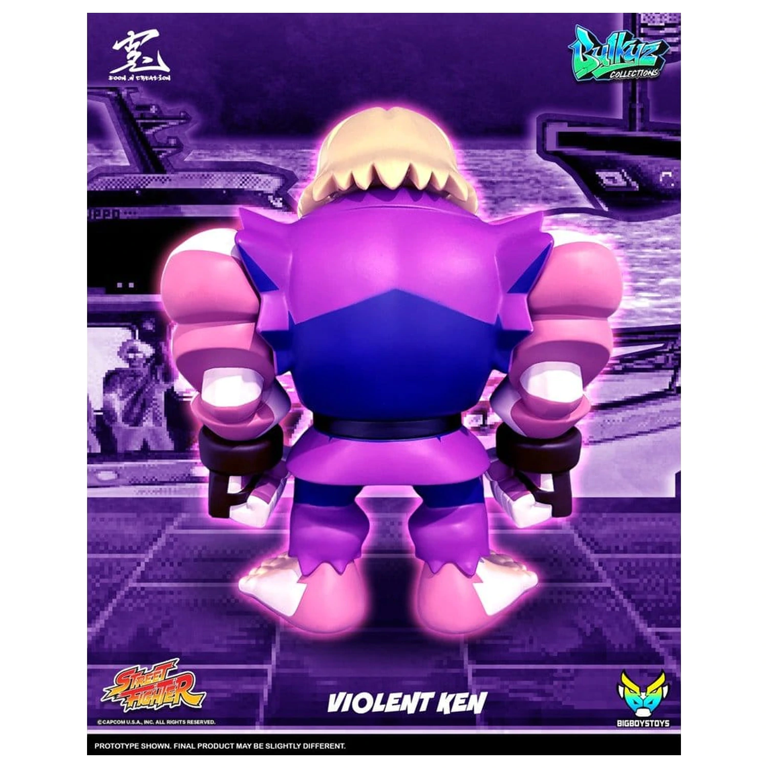 Street Fighter Bulkyz Vinyl figura Violent Ken 30 cm termékfotó
