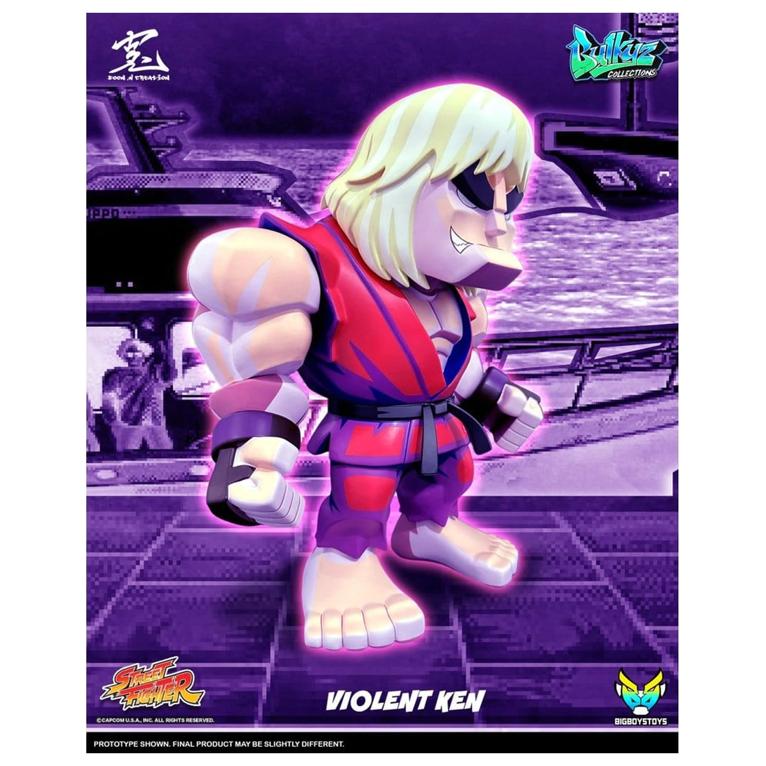 Street Fighter Bulkyz Vinyl figura Violent Ken 30 cm termékfotó