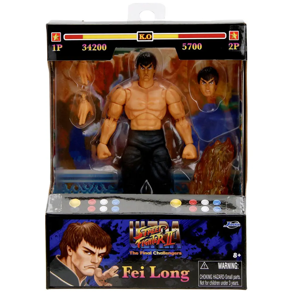 Street Fighter II Fei-Long figura 15cm termékfotó