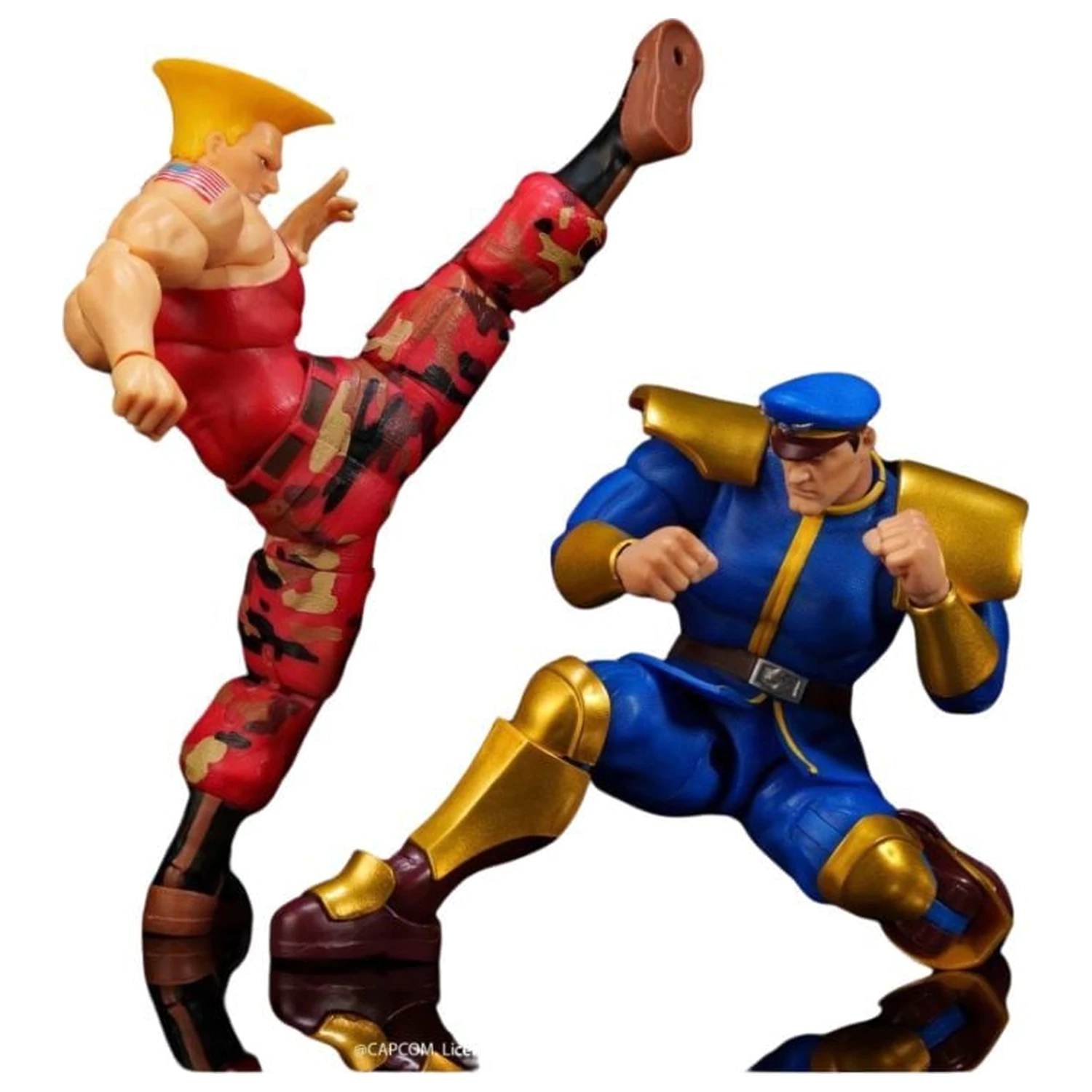 Street Fighter II Guile y Bison 2db-os figura csomag 15cm termékfotó