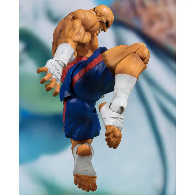 Street Fighter Sagat Tamashii Web Exkluzív S.H. Figuarts figura 17cm termékfotó