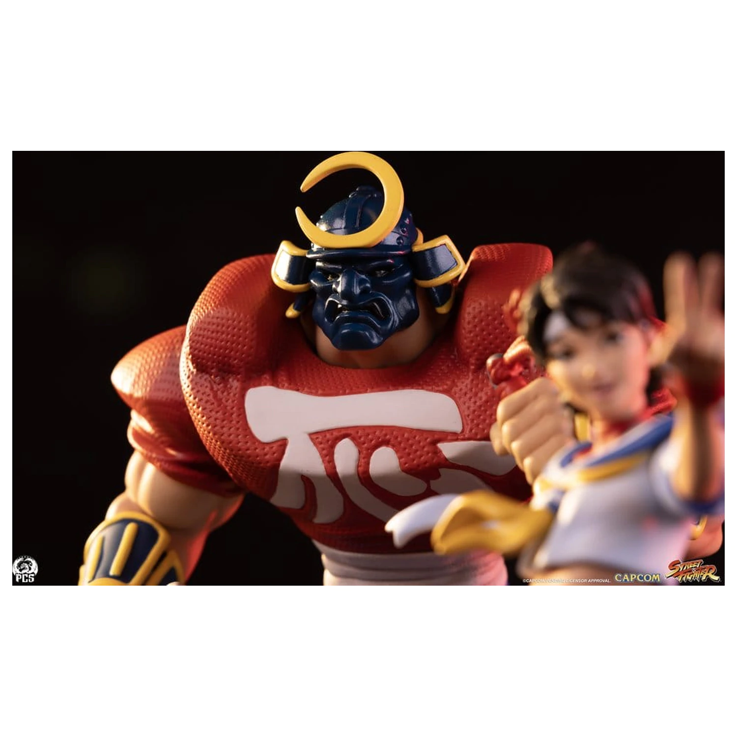 Street Fighter Street Jam 1/10 Sakura & Sodom szobor figura 22 cm termékfotó