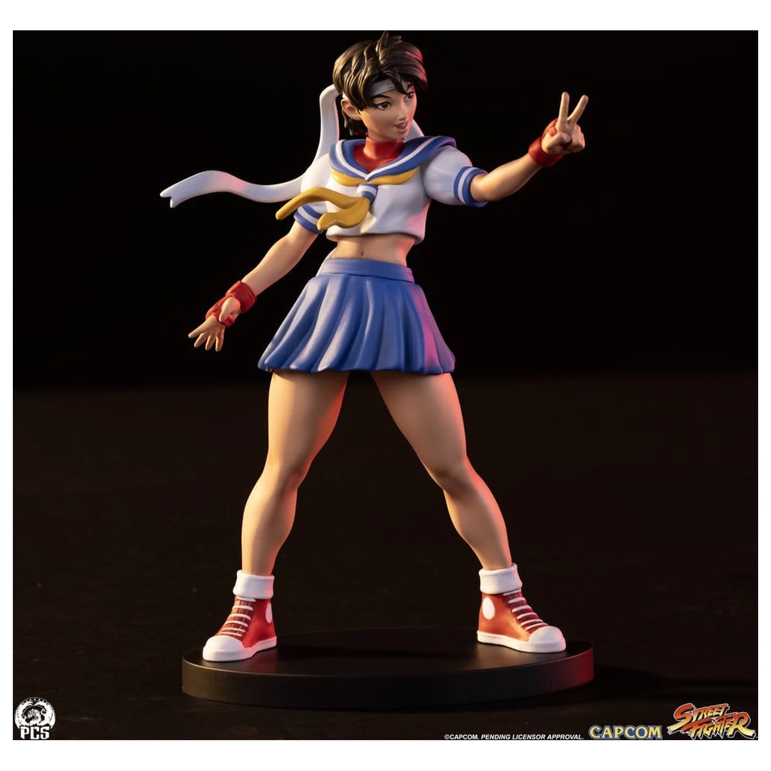 Street Fighter Street Jam 1/10 Sakura & Sodom szobor figura 22 cm termékfotó