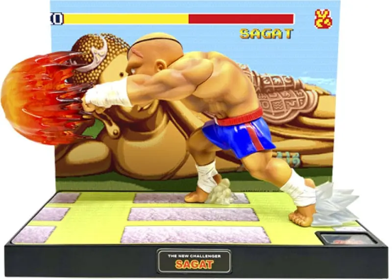 Street Fighter Up Sagat PVC szobor figura hanggal és fénnyel 17 cm termékfotó