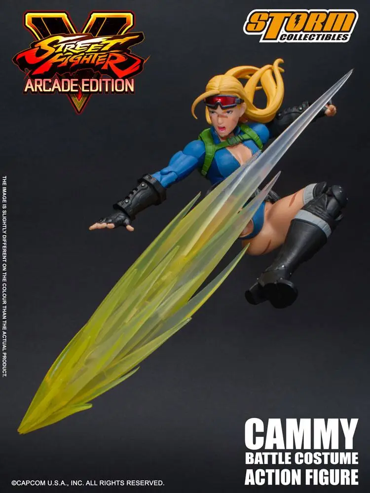 Street Fighter V Arcade Edition 1/12 Cammy Battle Costume akciófigura 15 cm termékfotó