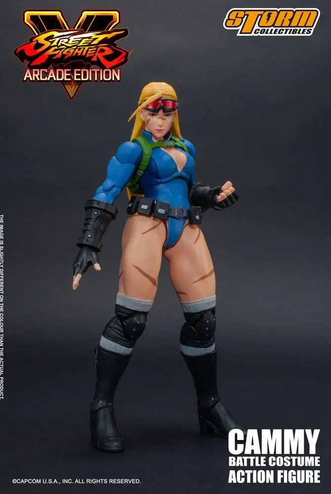 Street Fighter V Arcade Edition 1/12 Cammy Battle Costume akciófigura 15 cm termékfotó