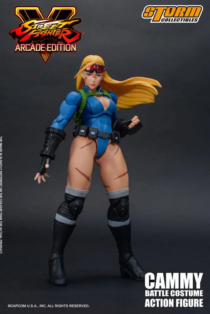 Street Fighter V Arcade Edition 1/12 Cammy Battle Costume akciófigura 15 cm termékfotó