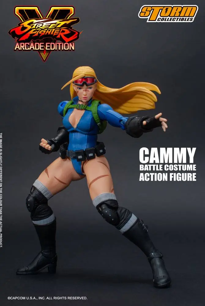 Street Fighter V Arcade Edition 1/12 Cammy Battle Costume akciófigura 15 cm termékfotó