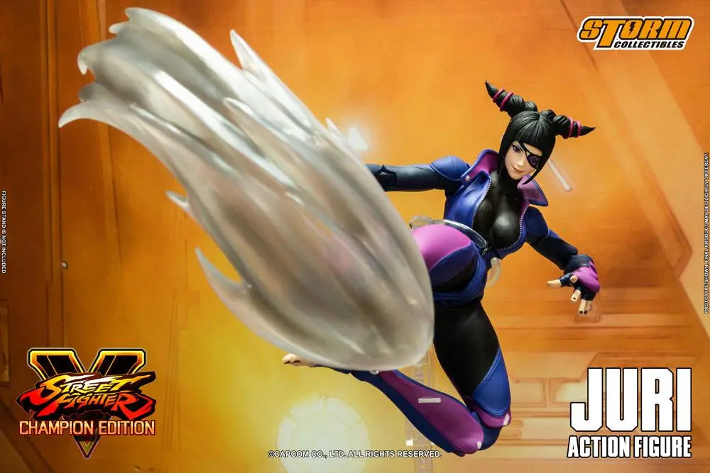 Street Fighter V Champion Edition 1/12 Juri Han akciófigura 18 cm termékfotó