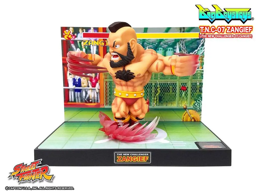 Street Fighter Zangief PVC szobor figura fény- és hangeffektekkel 17 cm termékfotó
