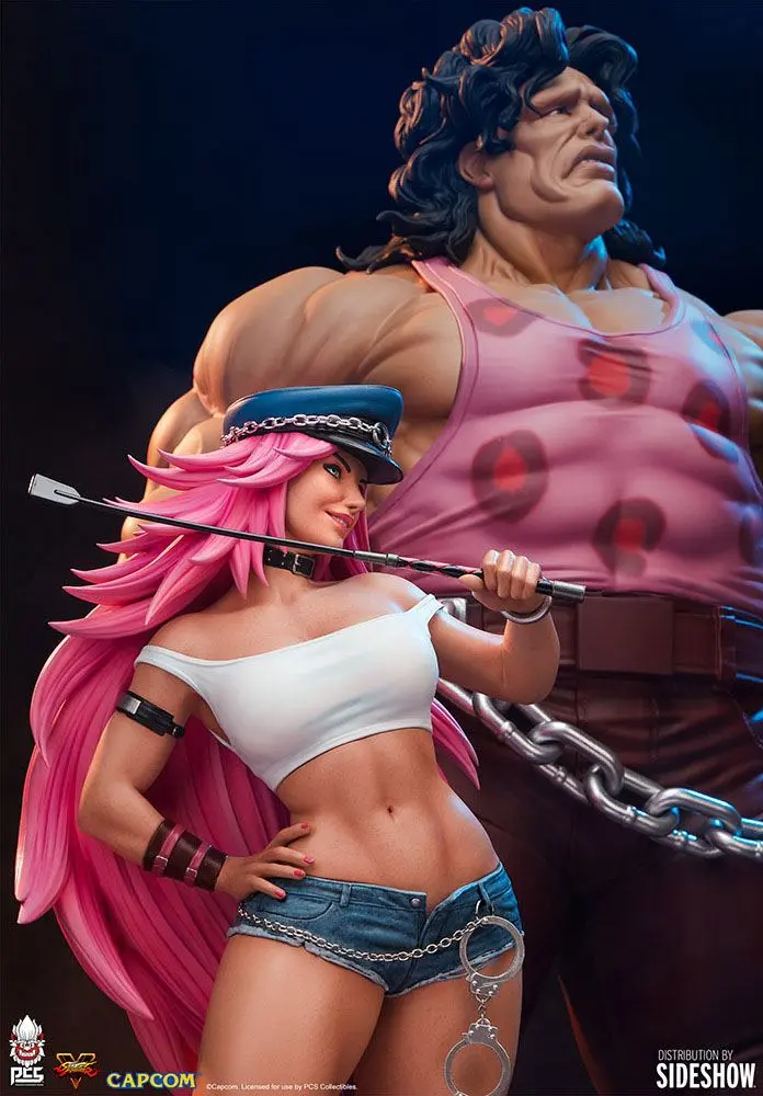 Street Fighter1/4 Mad Gear Exclusive Hugo &amp; Poison szobor figura csomag 43 - 67 cm termékfotó