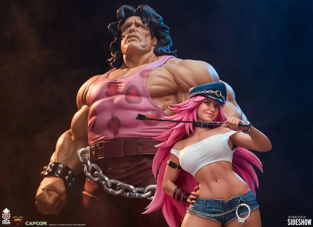 Street Fighter1/4 Mad Gear Exclusive Hugo &amp; Poison szobor figura csomag 43 - 67 cm termékfotó