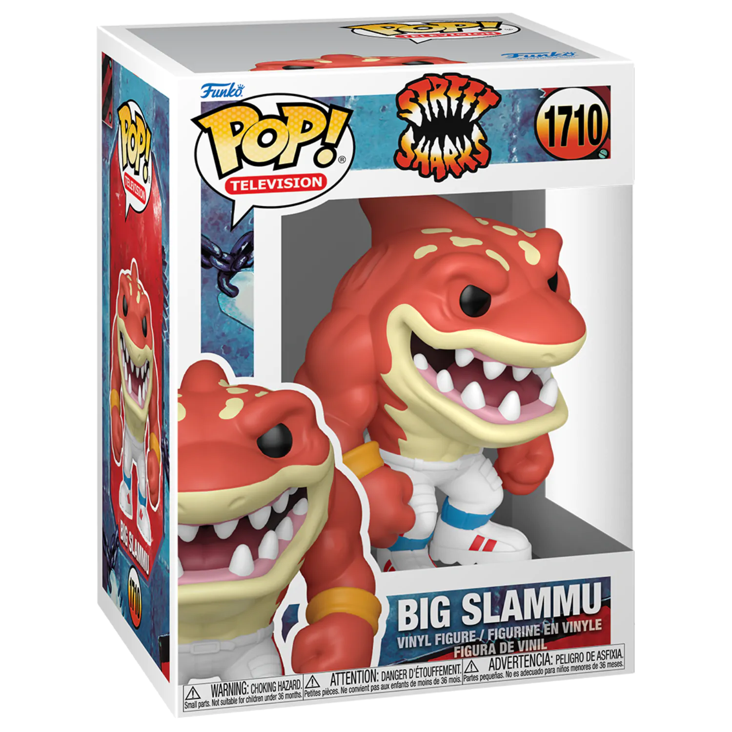 Street Sharks Funko POP! Television Vinyl figura Big Slammu 9 cm termékfotó