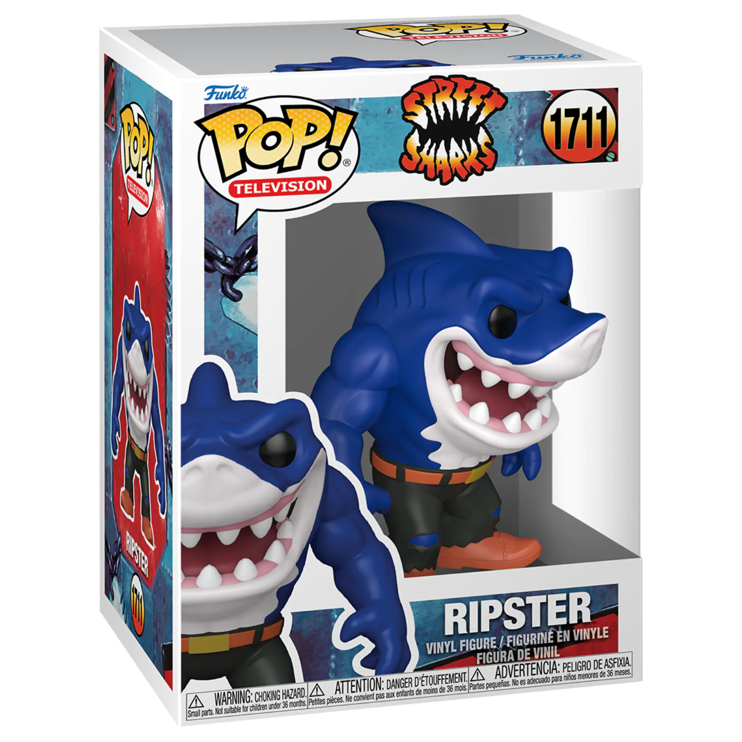 Street Sharks Funko POP! Television Vinyl figura Ripster 9 cm termékfotó