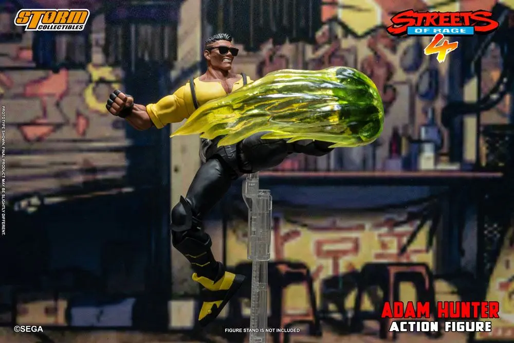 Streets of Rage 4 1/12 Adam Hunter akciófigura 18 cm termékfotó