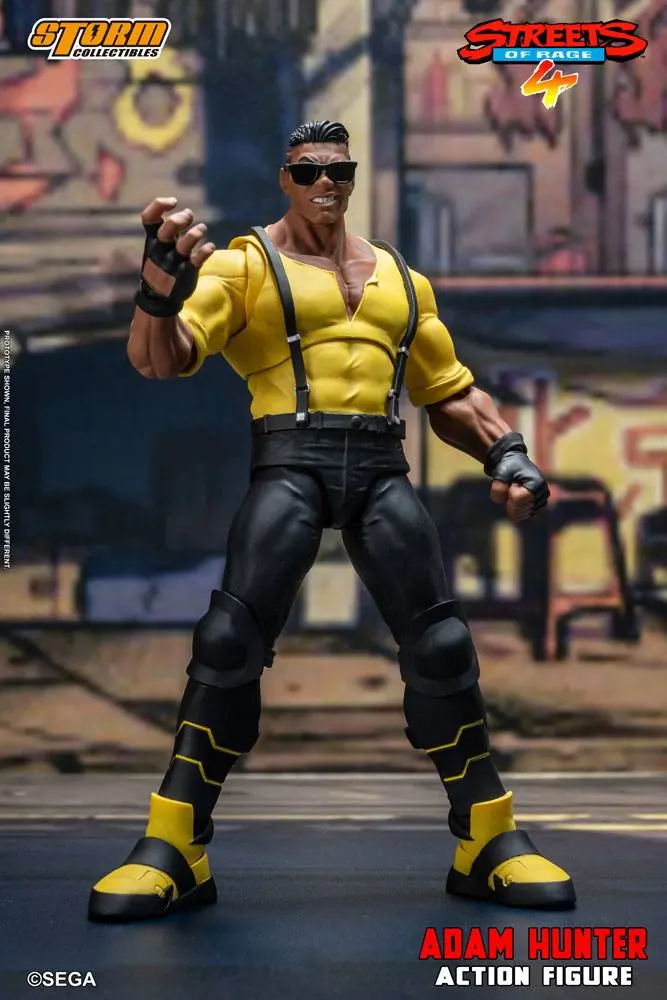 Streets of Rage 4 1/12 Adam Hunter akciófigura 18 cm termékfotó