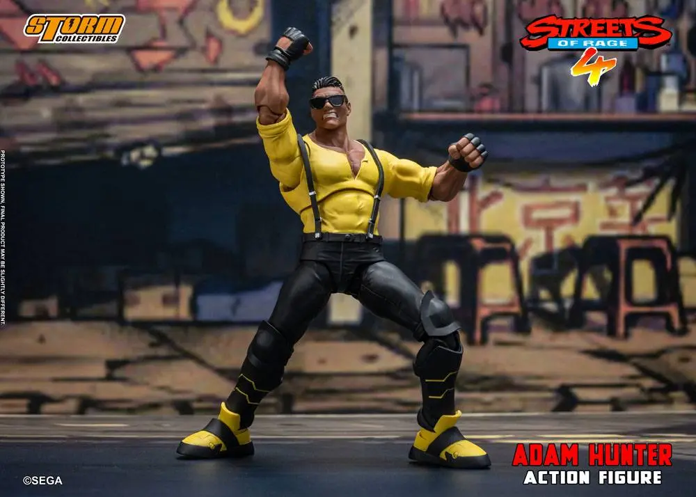 Streets of Rage 4 1/12 Adam Hunter akciófigura 18 cm termékfotó