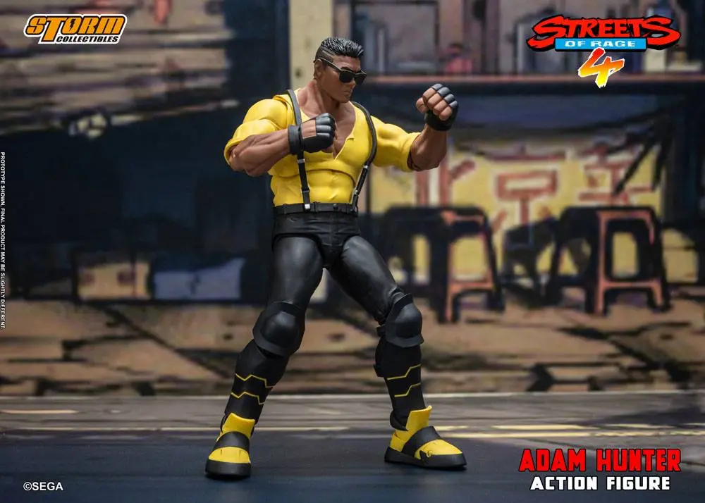 Streets of Rage 4 1/12 Adam Hunter akciófigura 18 cm termékfotó