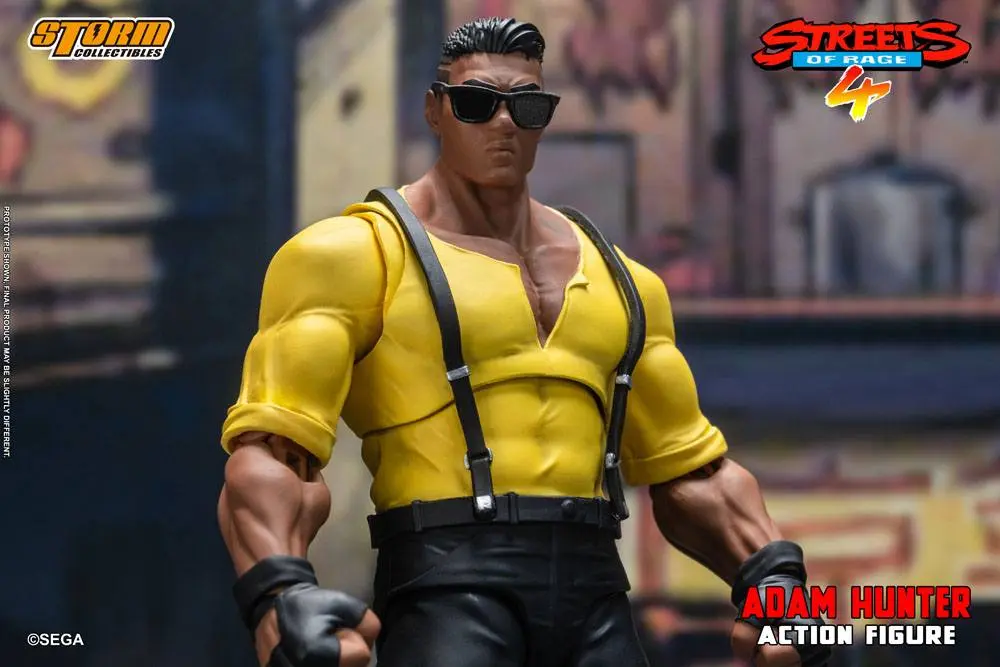 Streets of Rage 4 1/12 Adam Hunter akciófigura 18 cm termékfotó