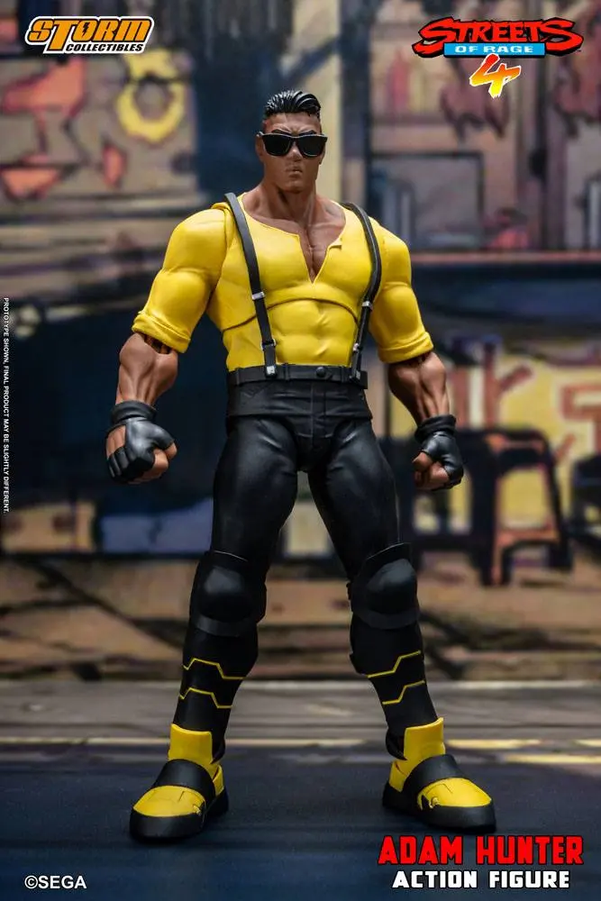 Streets of Rage 4 1/12 Adam Hunter akciófigura 18 cm termékfotó