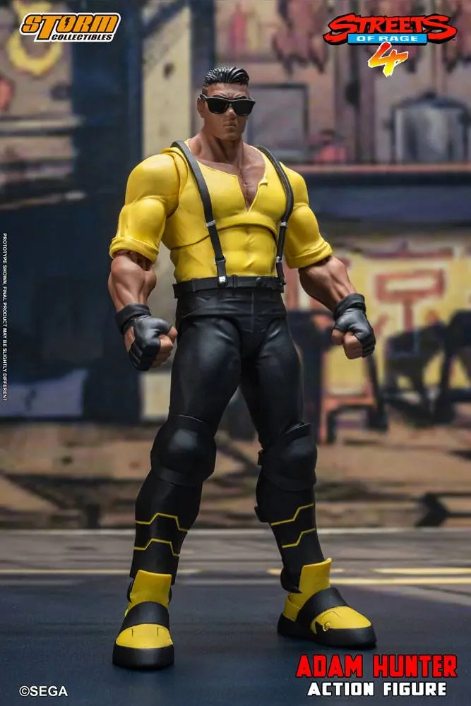 Streets of Rage 4 1/12 Adam Hunter akciófigura 18 cm termékfotó