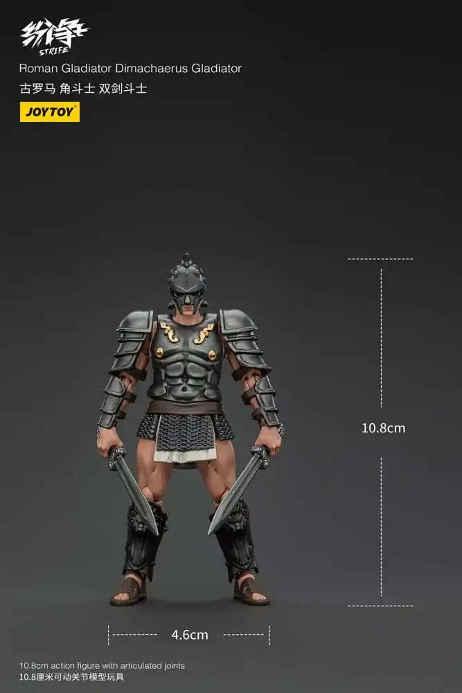 Strife 1/18 Roman Gladiator Dimachaerus Gladiator akciófigura 11 cm termékfotó